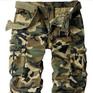 Camo green army pants